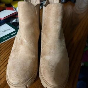 Tan Suede Ankle Boots